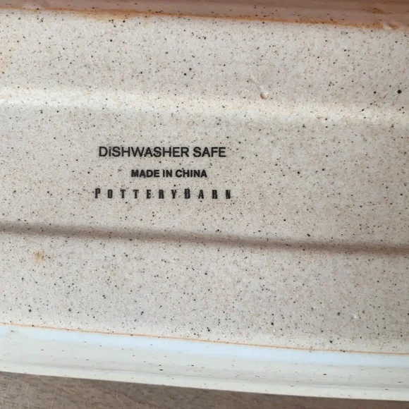 Pottery Barn ceramic speckle glaze tray/dish - Picture 4 of 8